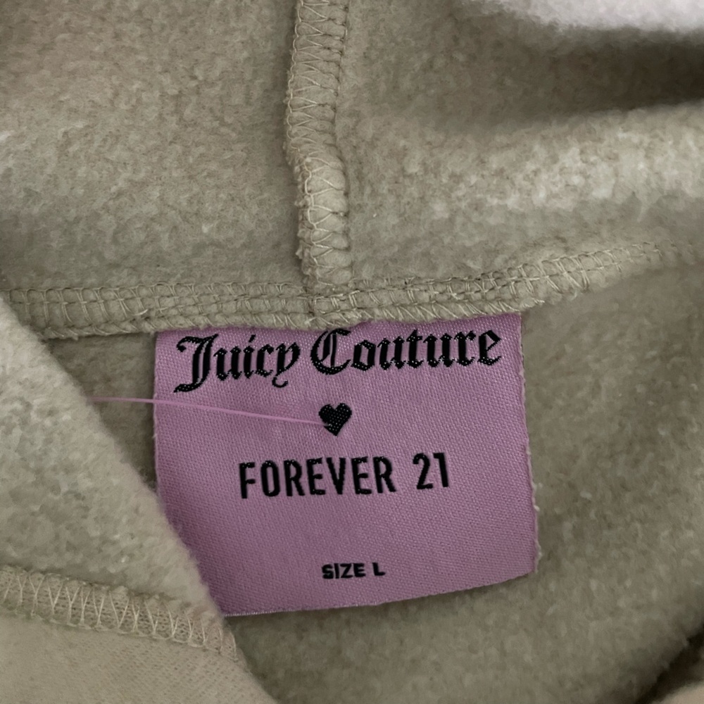 Juicy Couture Forever 21 Jewel Hoodie Size Large - Picture 6 of 6